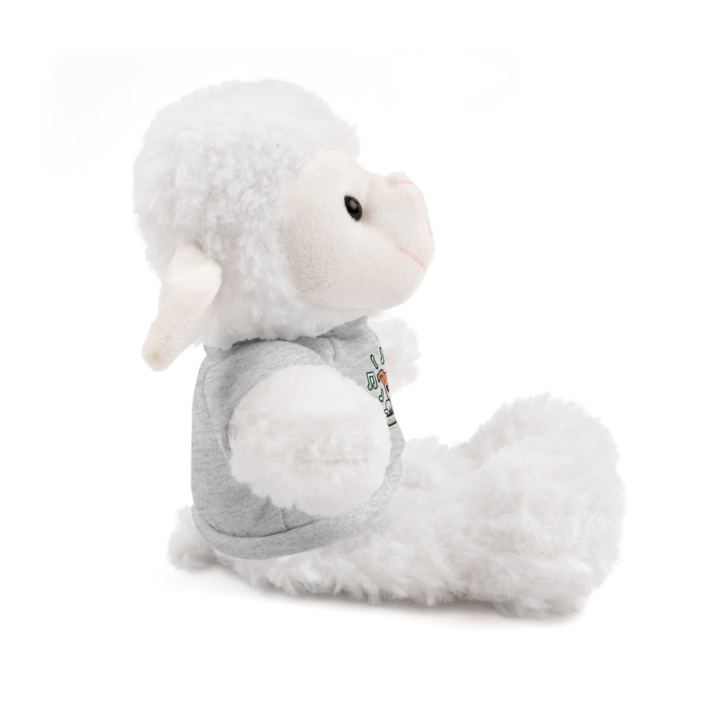 GiddyFlutist Notes Stuffed Animals with Tee