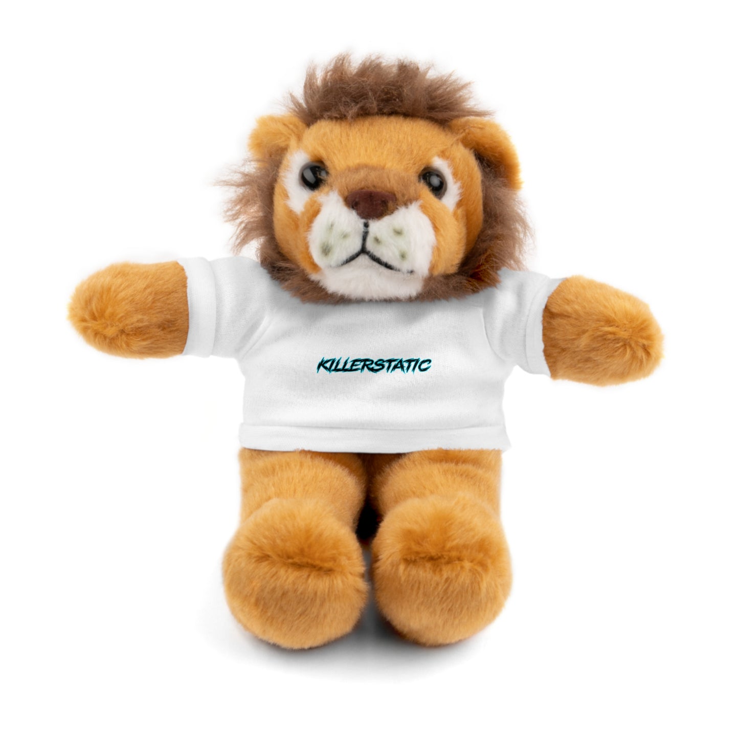 KillerStatic Text Logo Stuffed Animals with Tee