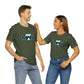 IceMan Classic With Blue On Black & White Unisex T-shirt