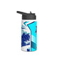 Casual Shark Stainless Steel Water Bottle, Standard Lid