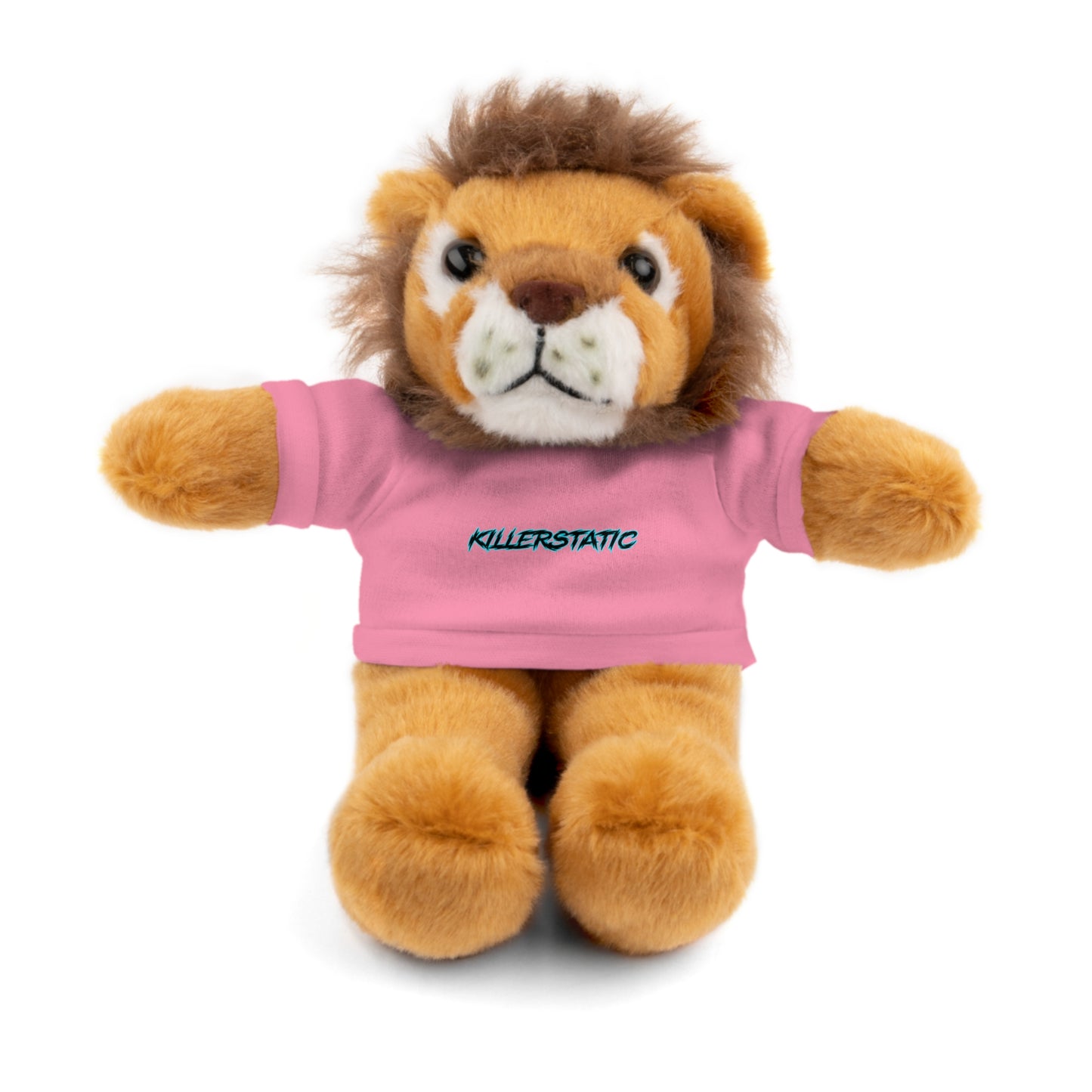 KillerStatic Text Logo Stuffed Animals with Tee