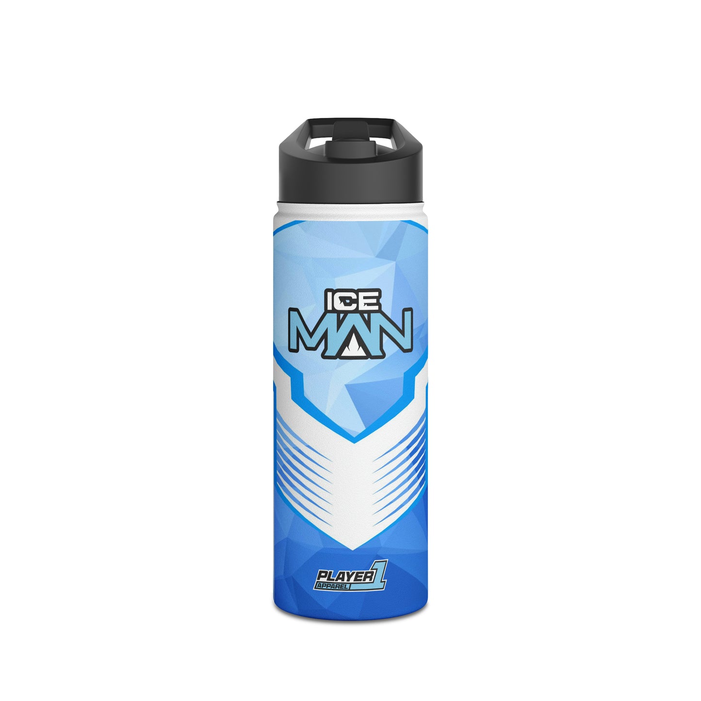 IceMan Stainless Steel Water Bottle, Standard Lid