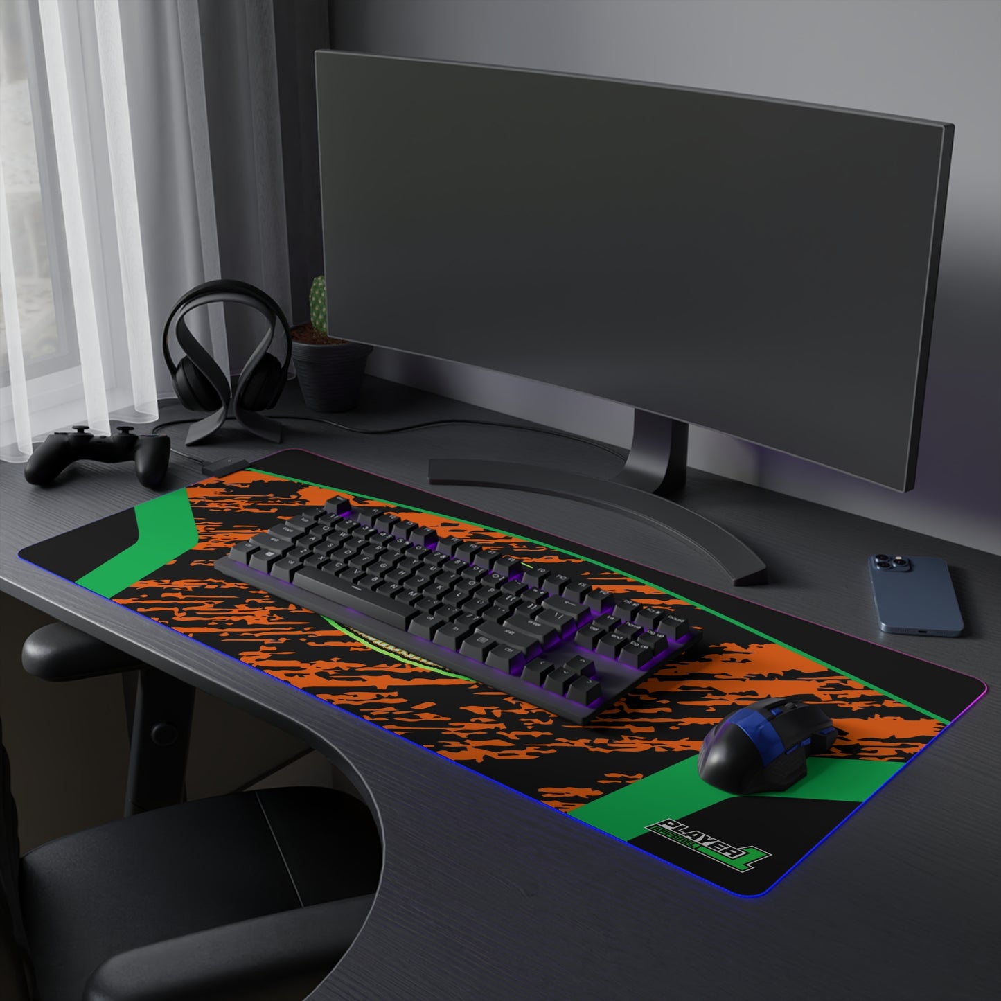 Dat Sik Irishh LED Gaming Mouse Pad