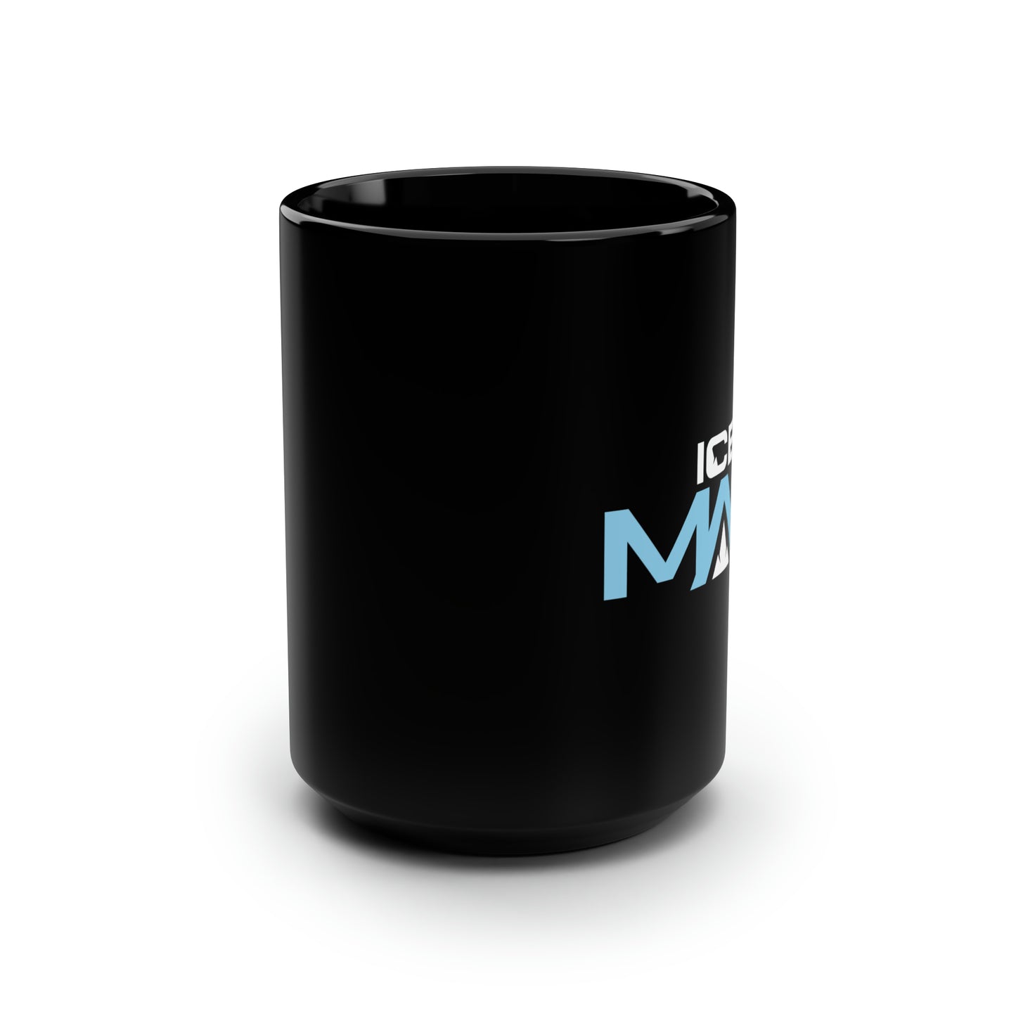 IceMan Black Mug, 15oz