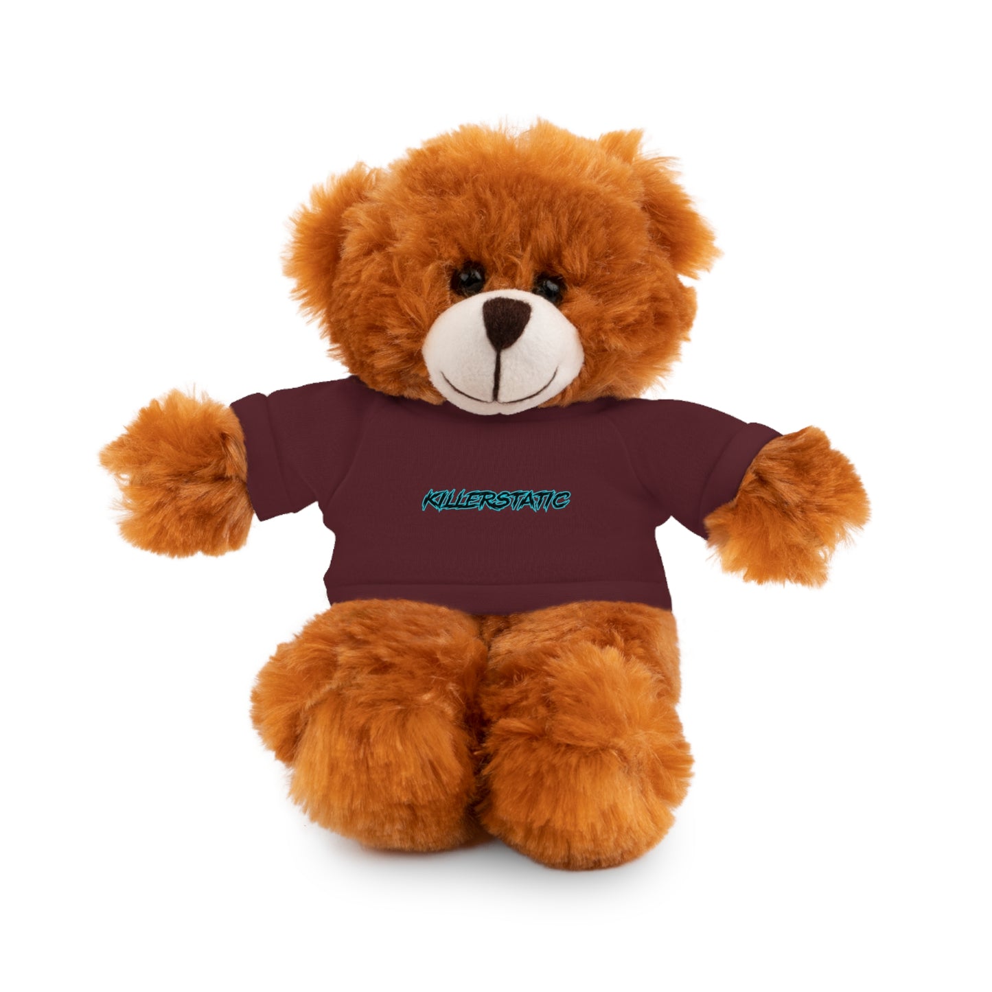 KillerStatic Text Logo Stuffed Animals with Tee