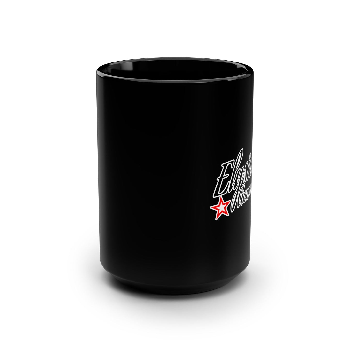 Elysium Game Servers Black Mug, 15oz