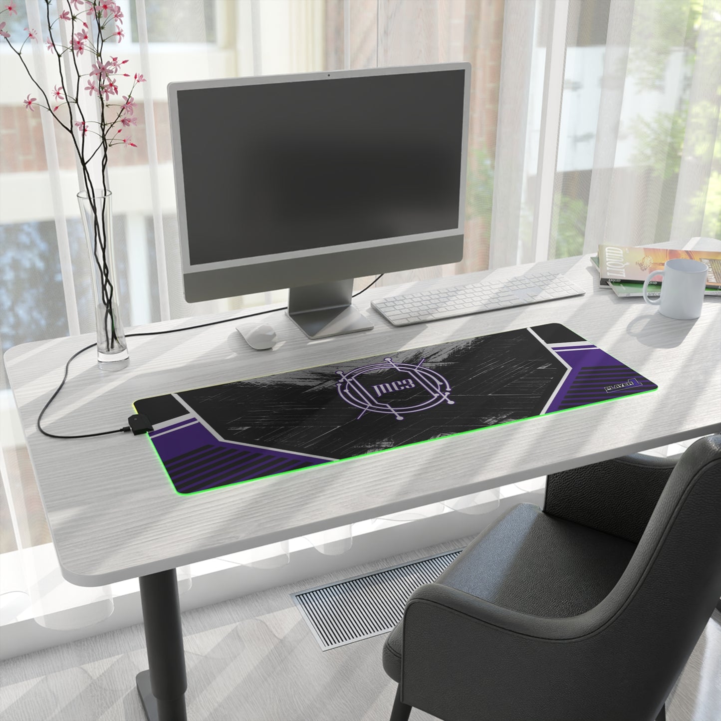 MC3Global 2024 LED Gaming Mouse Pad