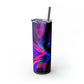 BadWolfRose Skinny Tumbler with Straw, 20oz