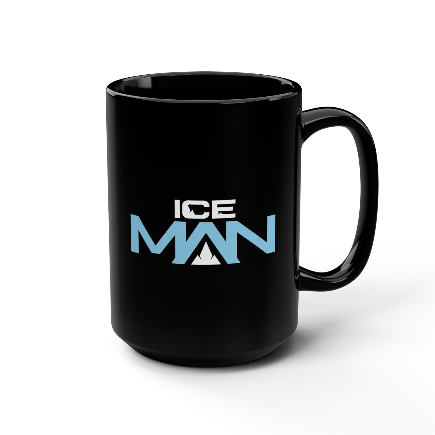 IceMan Black Mug, 15oz