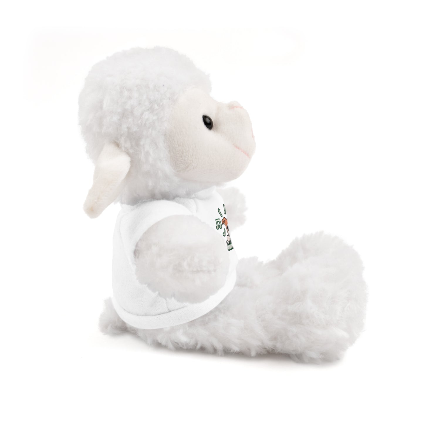 GiddyFlutist Notes Stuffed Animals with Tee