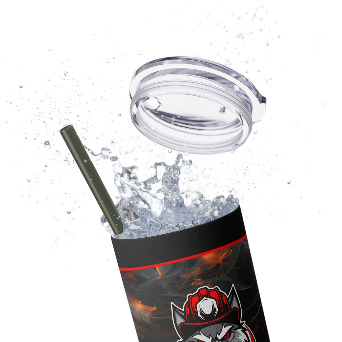 Paradox Skinny Tumbler with Straw, 20oz