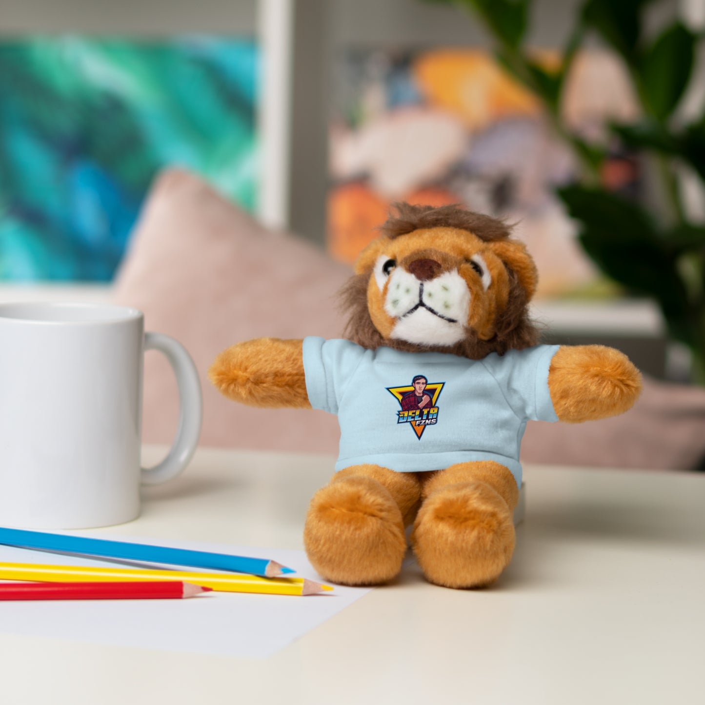 Delta FZNS Stuffed Animals with Tee