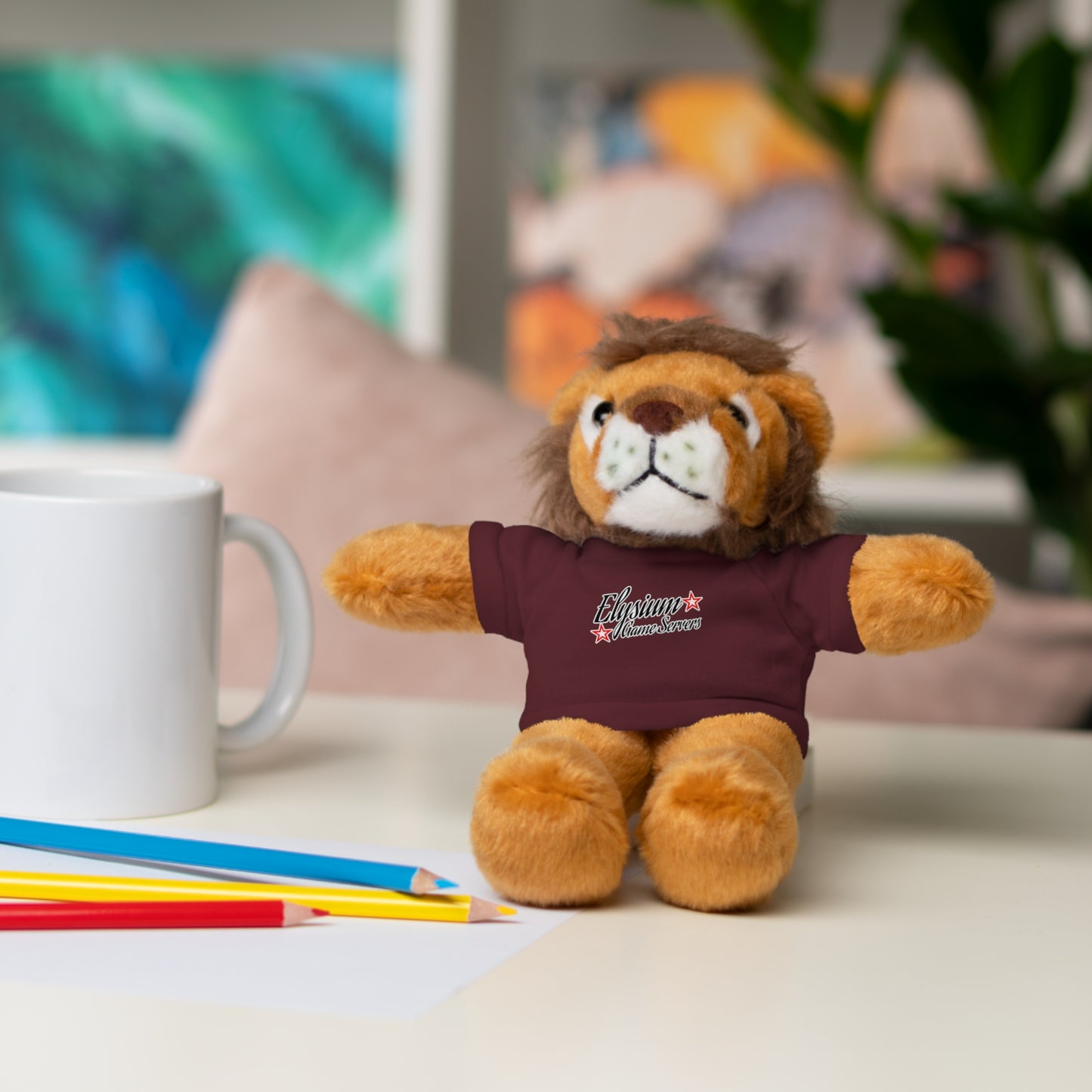 Elysium Game Servers Stuffed Animals with Tee