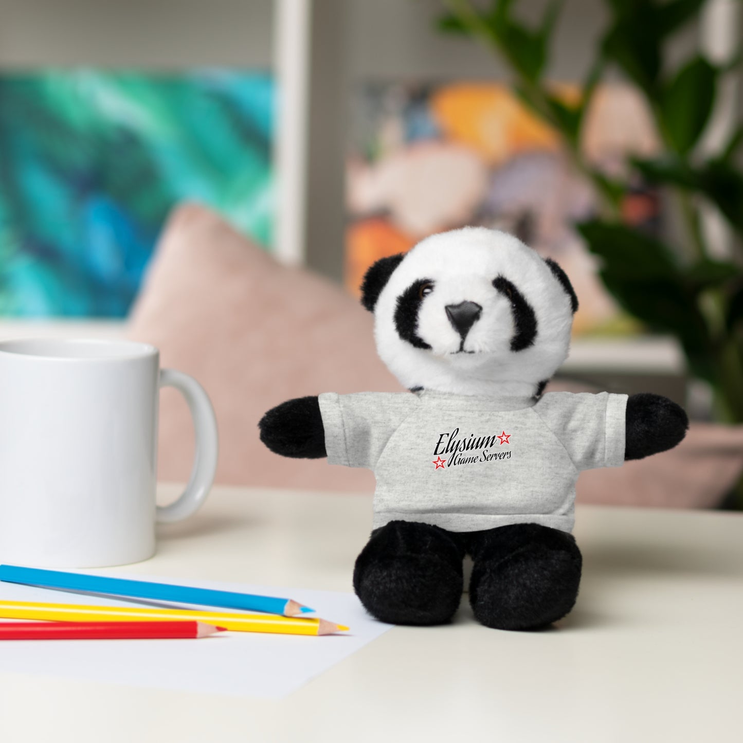 Elysium Game Servers Stuffed Animals with Tee