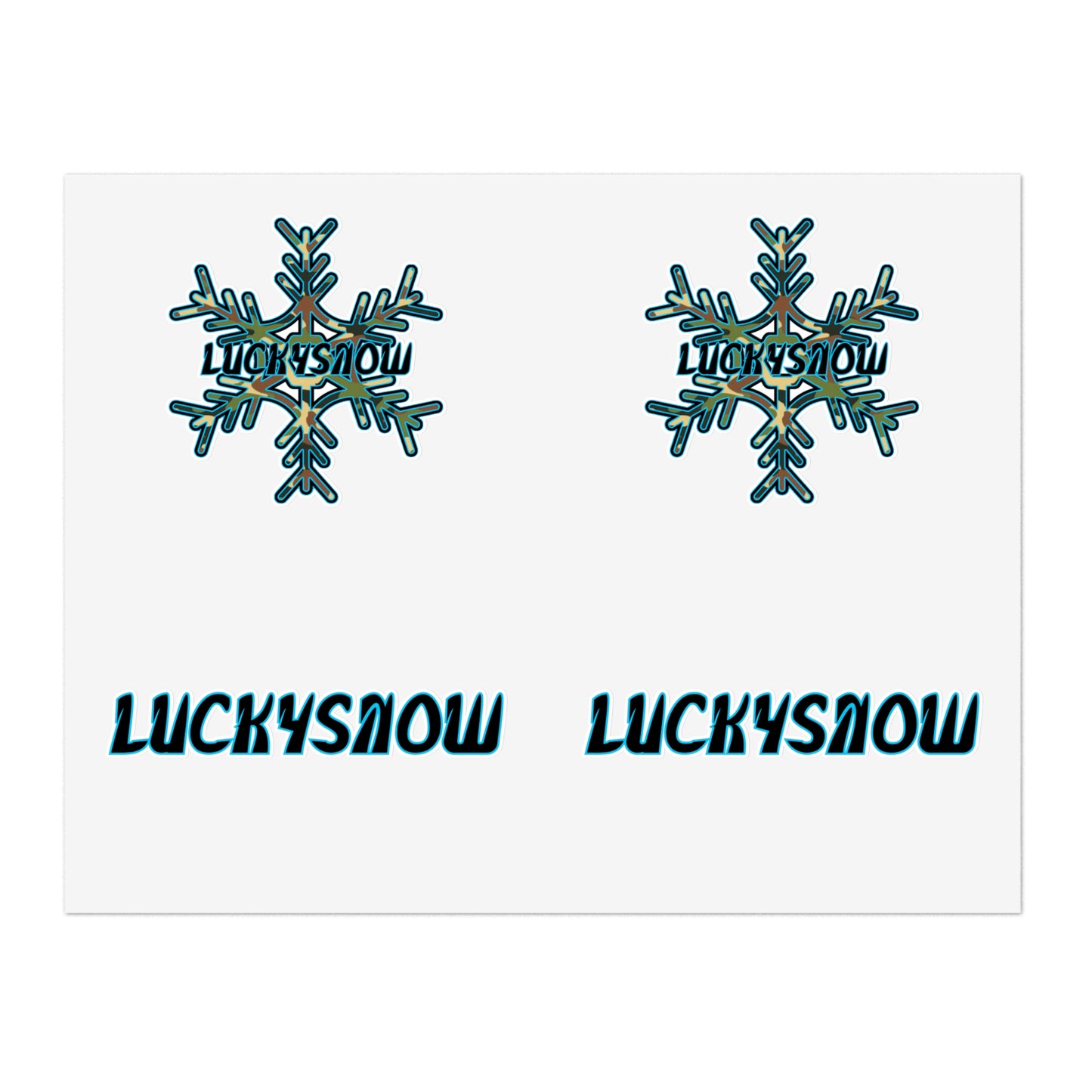 LuckySnow Sticker Sheets