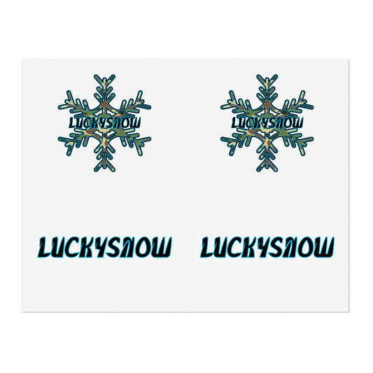 LuckySnow Sticker Sheets