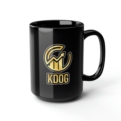 KDOG Black Mug, 15oz