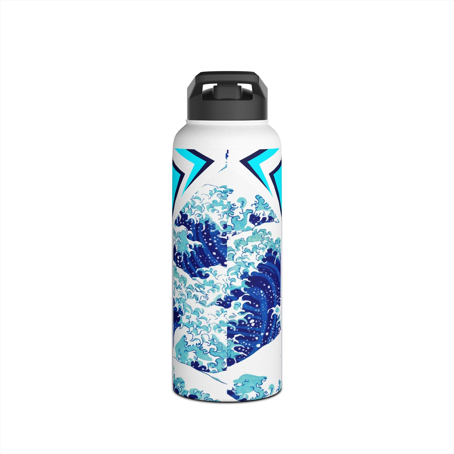 Casual Shark Stainless Steel Water Bottle, Standard Lid