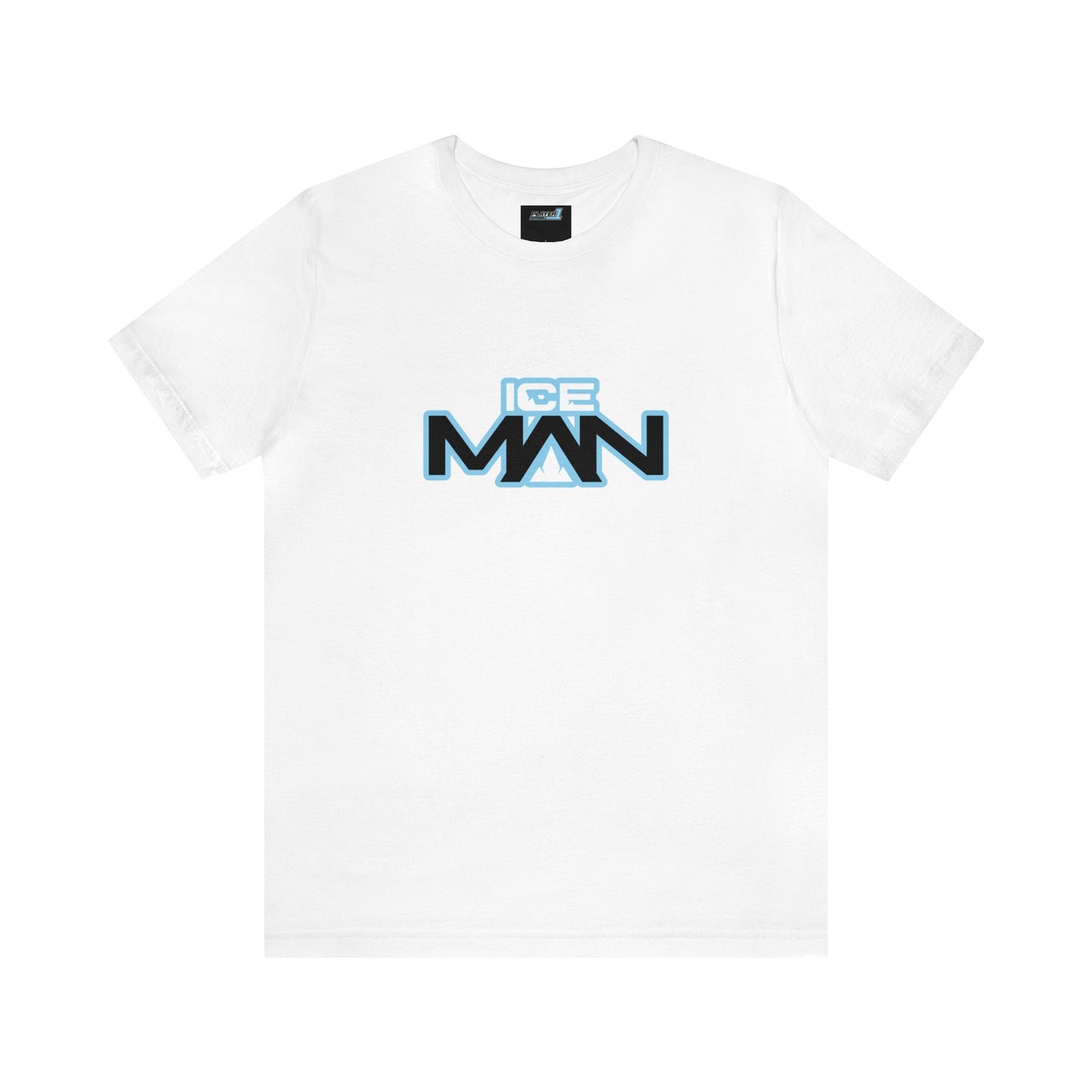 IceMan Classic With Blue On Black & White Unisex T-shirt