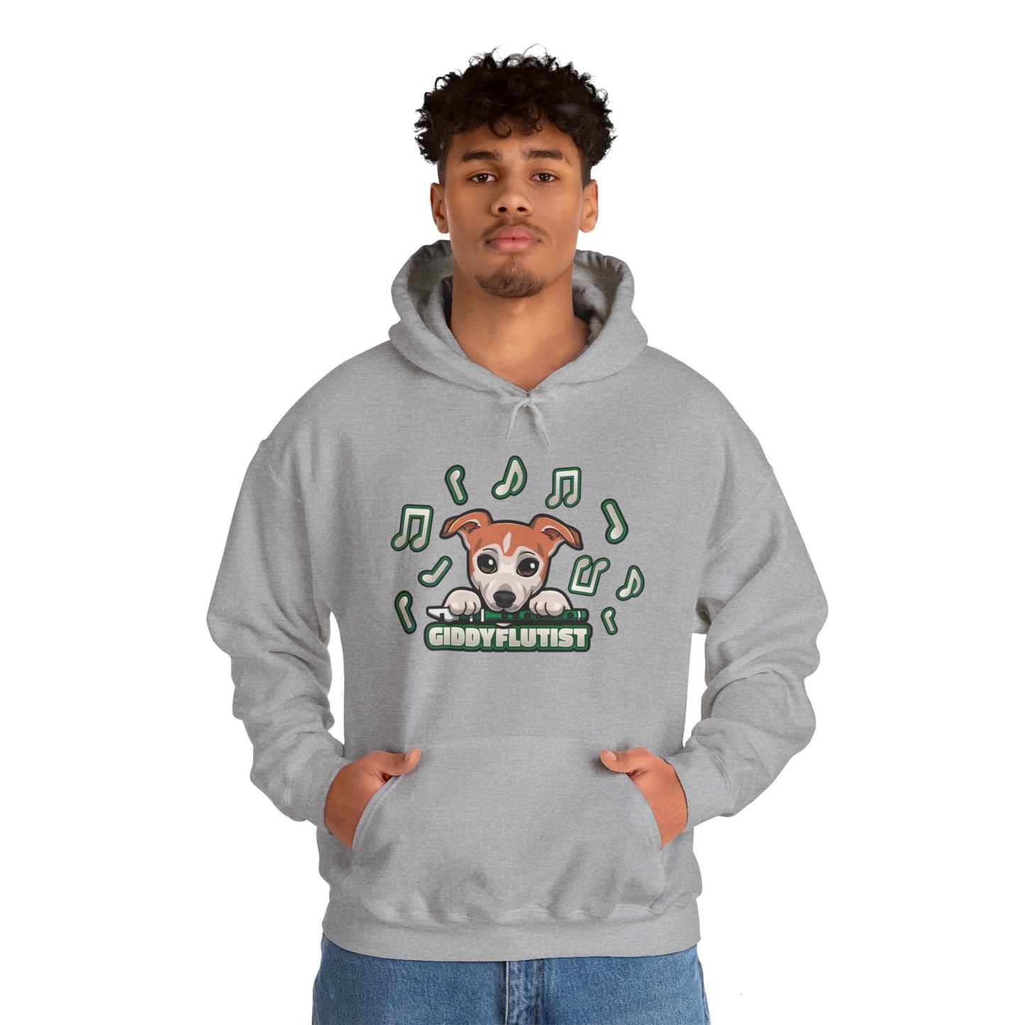 GiddyFlutist Notes Unisex Hoodie