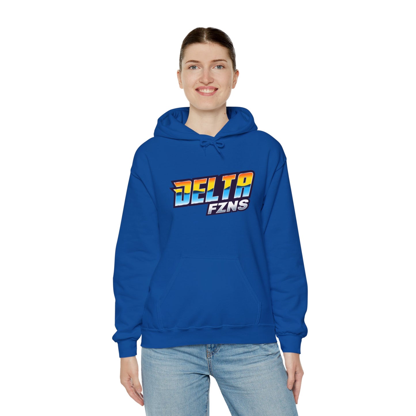 Delta FZNS Text Unisex Hoodie