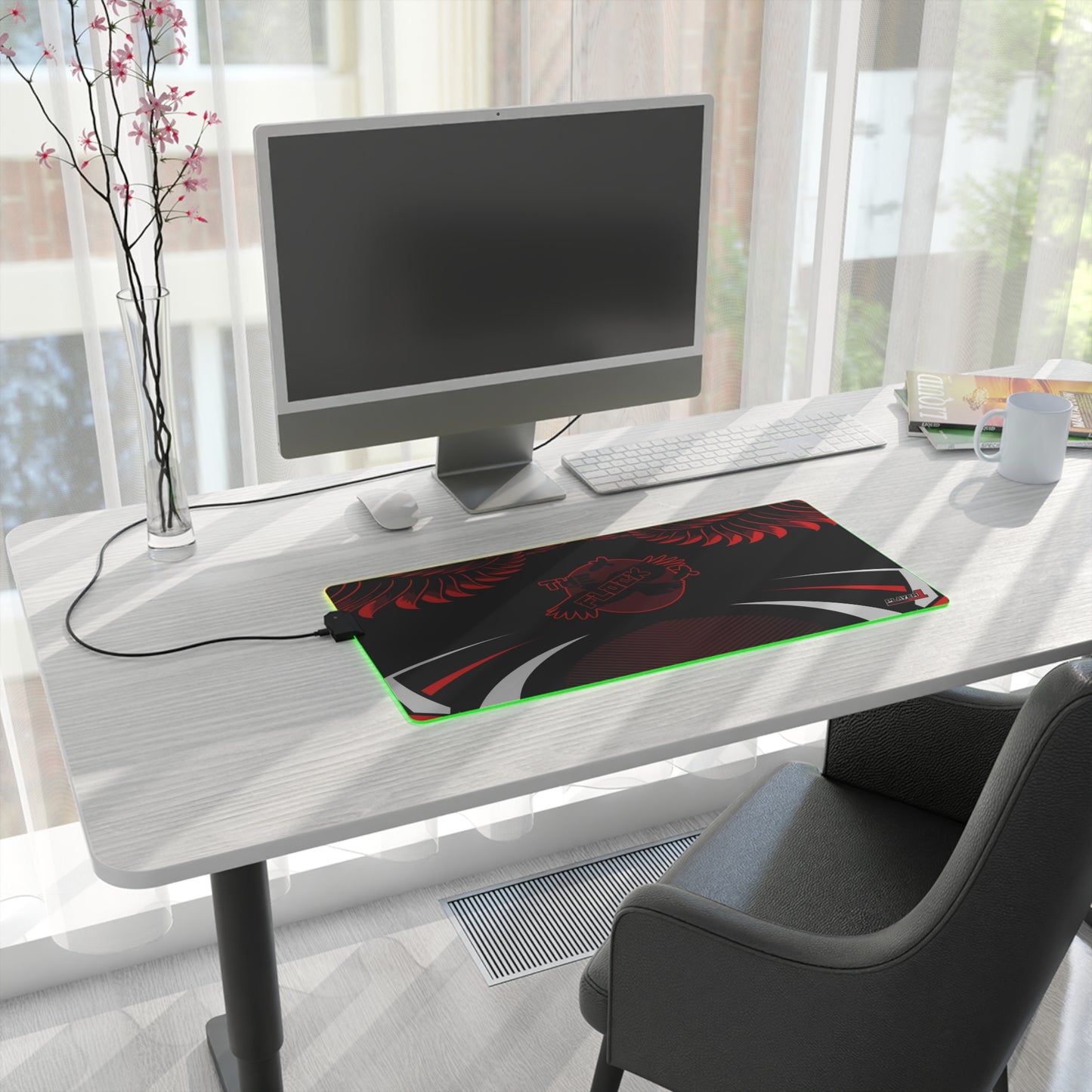 THE FLOCK LED Gaming Mouse Pad