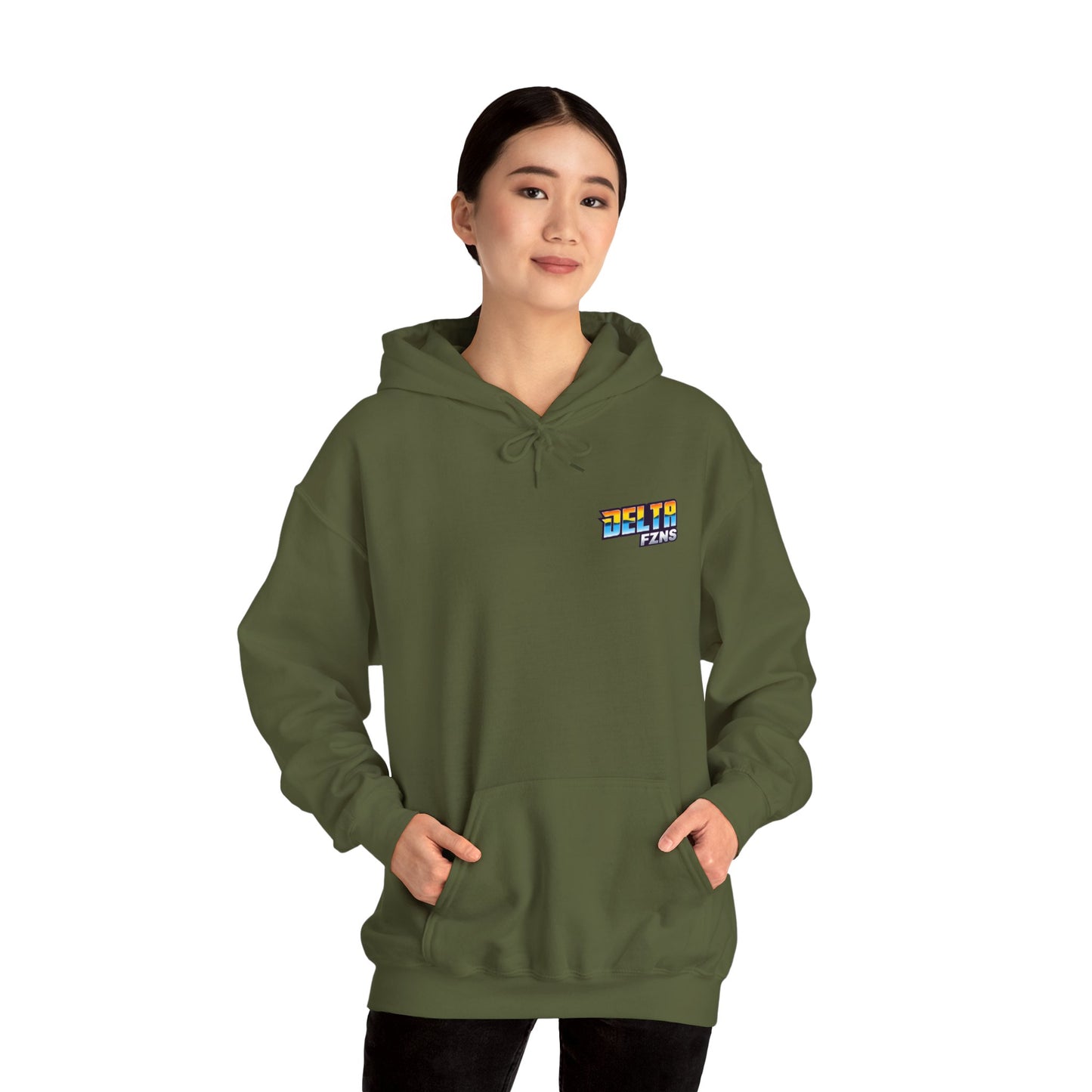 Delta FZNS Front & Back Unisex Hoodie