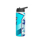 Casual Shark Stainless Steel Water Bottle, Standard Lid