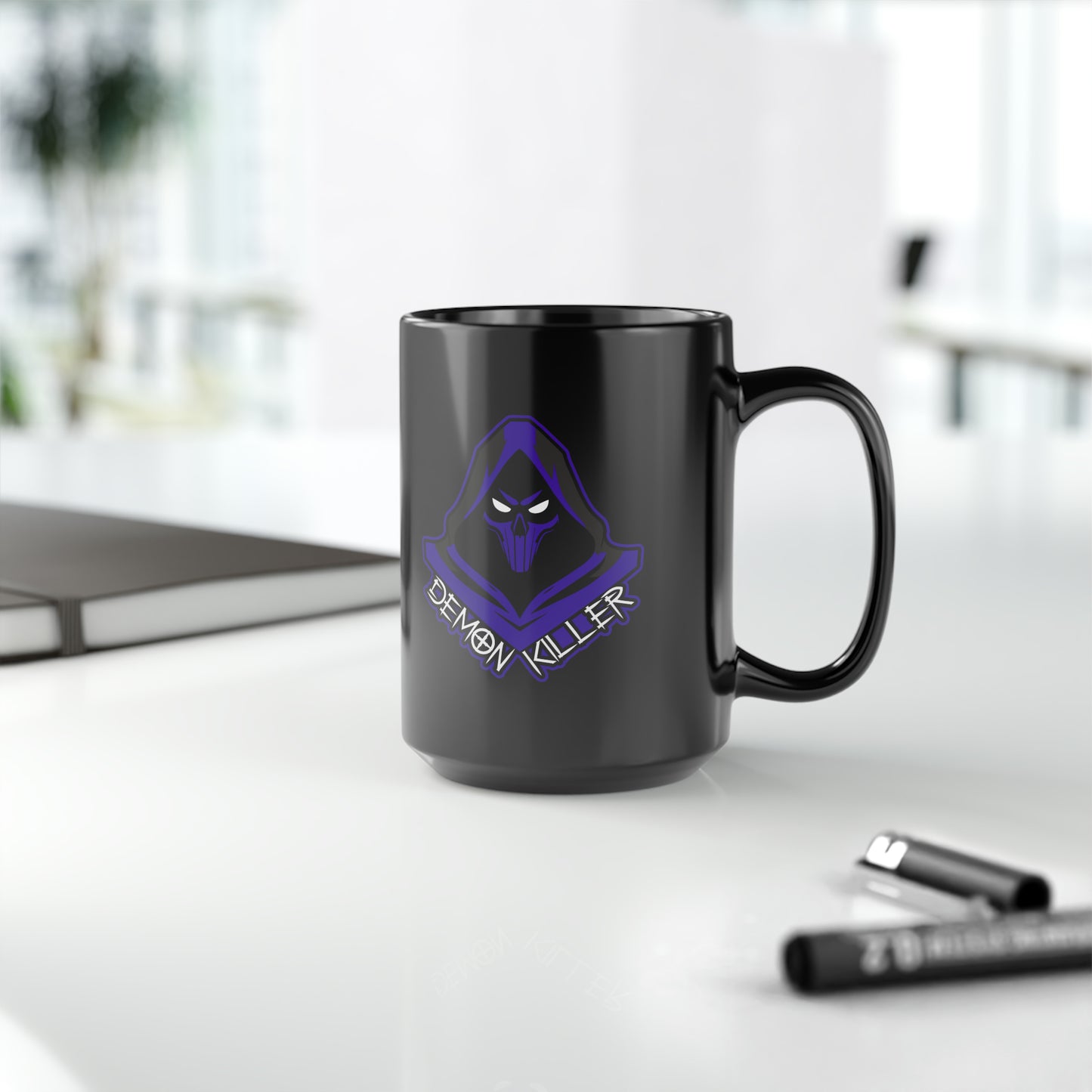 Demon Killer Black Mug, 15oz