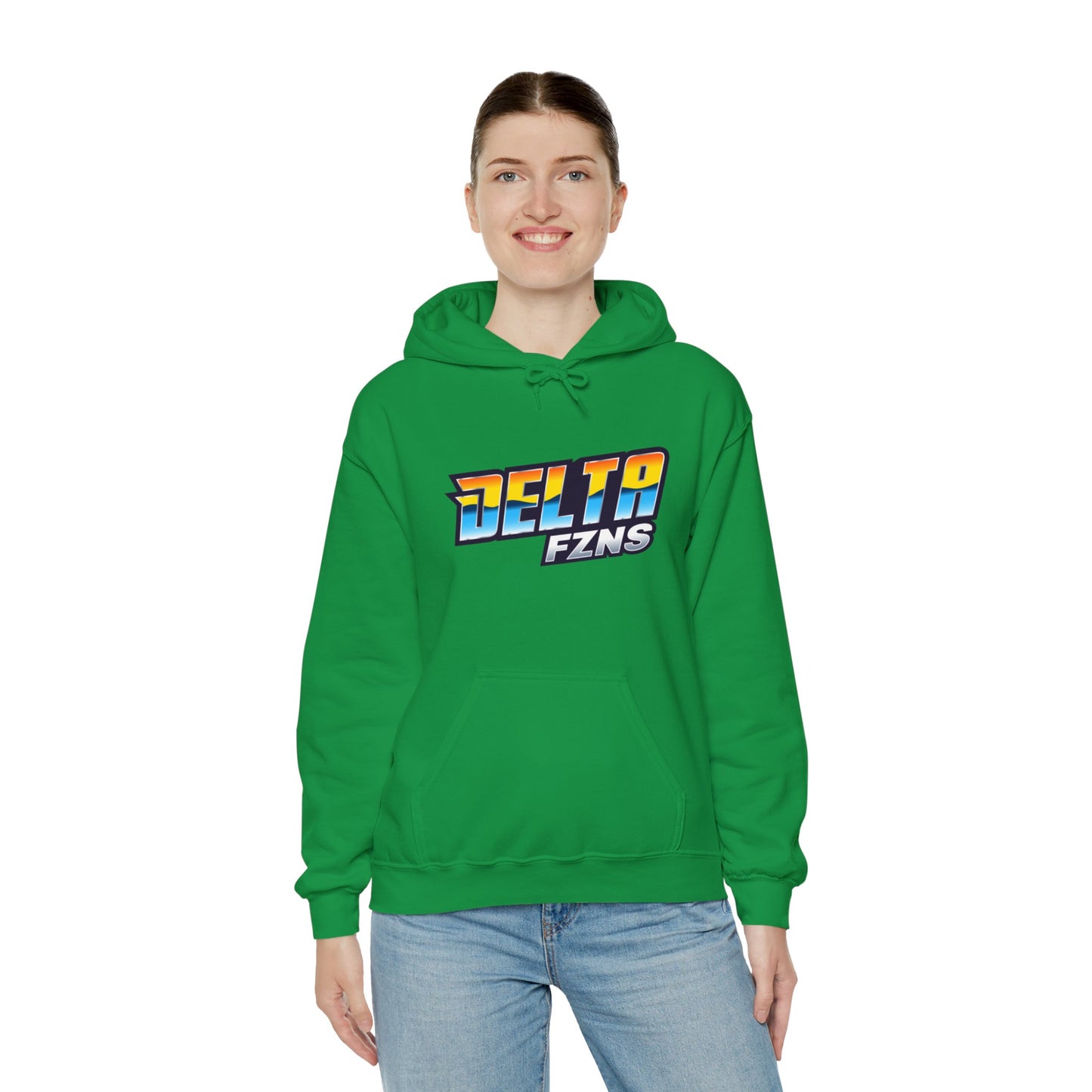 Delta FZNS Text Unisex Hoodie