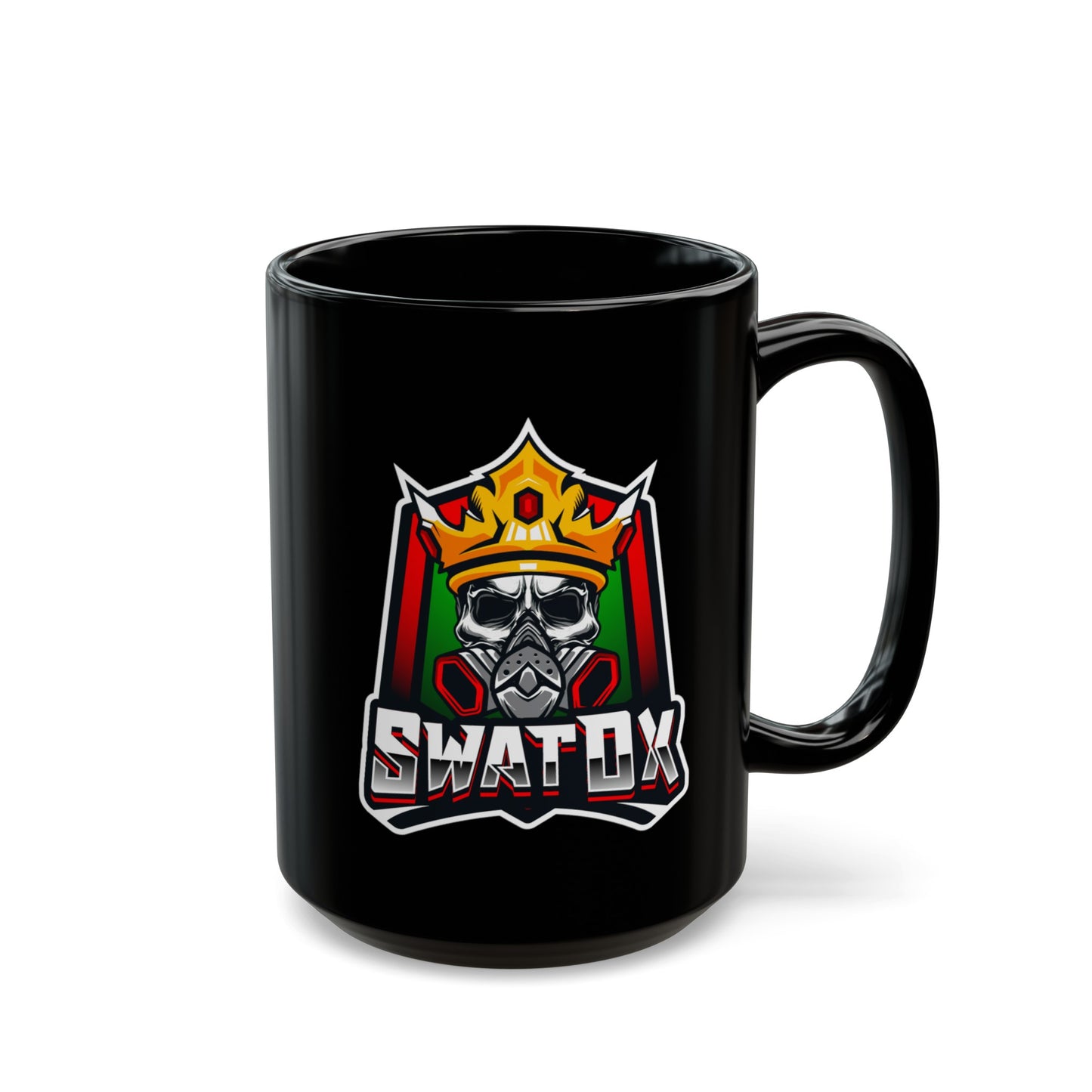 SwatDx Black Mug, 15oz