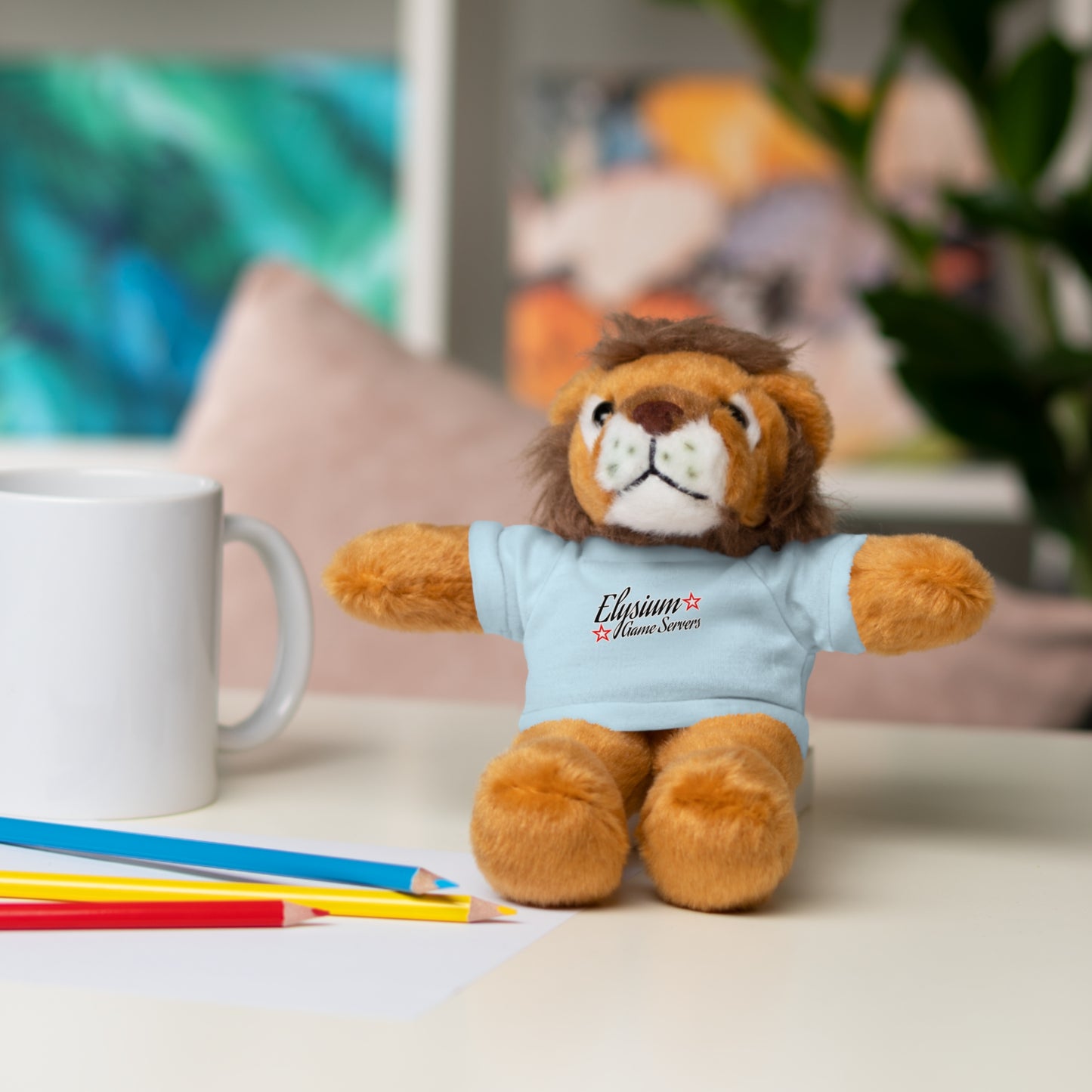 Elysium Game Servers Stuffed Animals with Tee