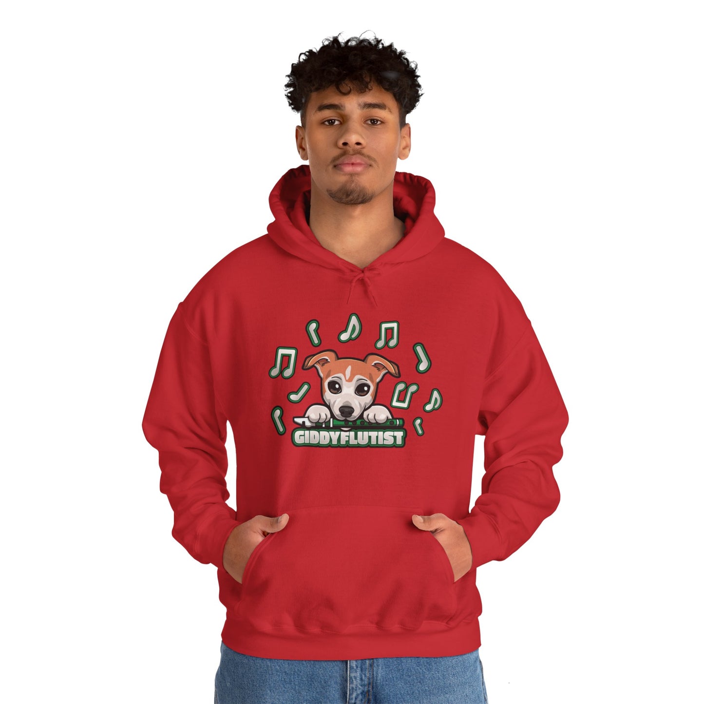 GiddyFlutist Notes Unisex Hoodie