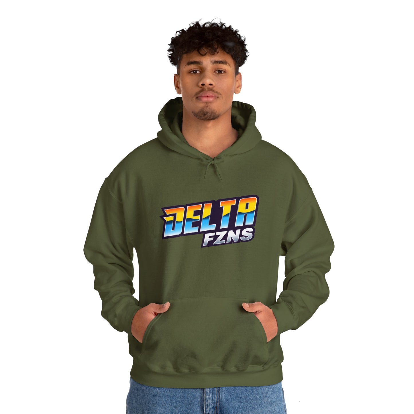 Delta FZNS Text Unisex Hoodie