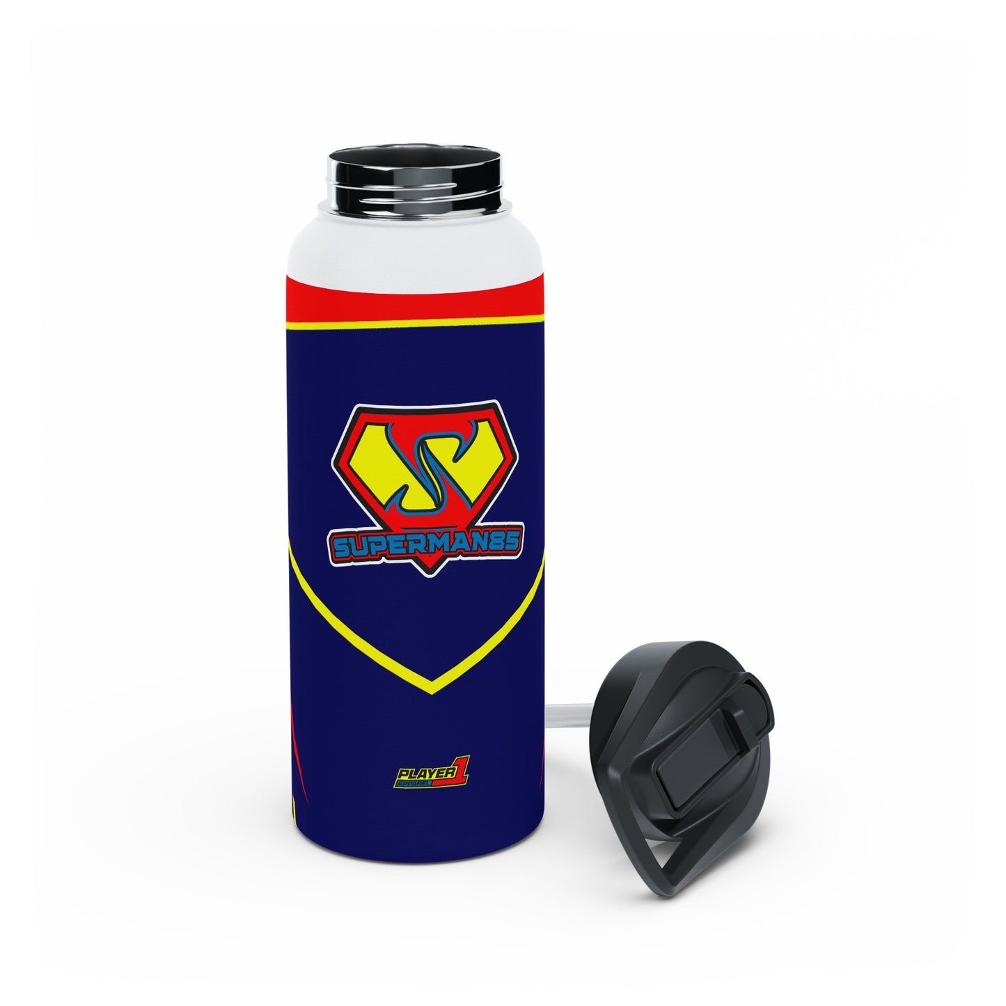 Superman85 Water Bottle, Standard Lid