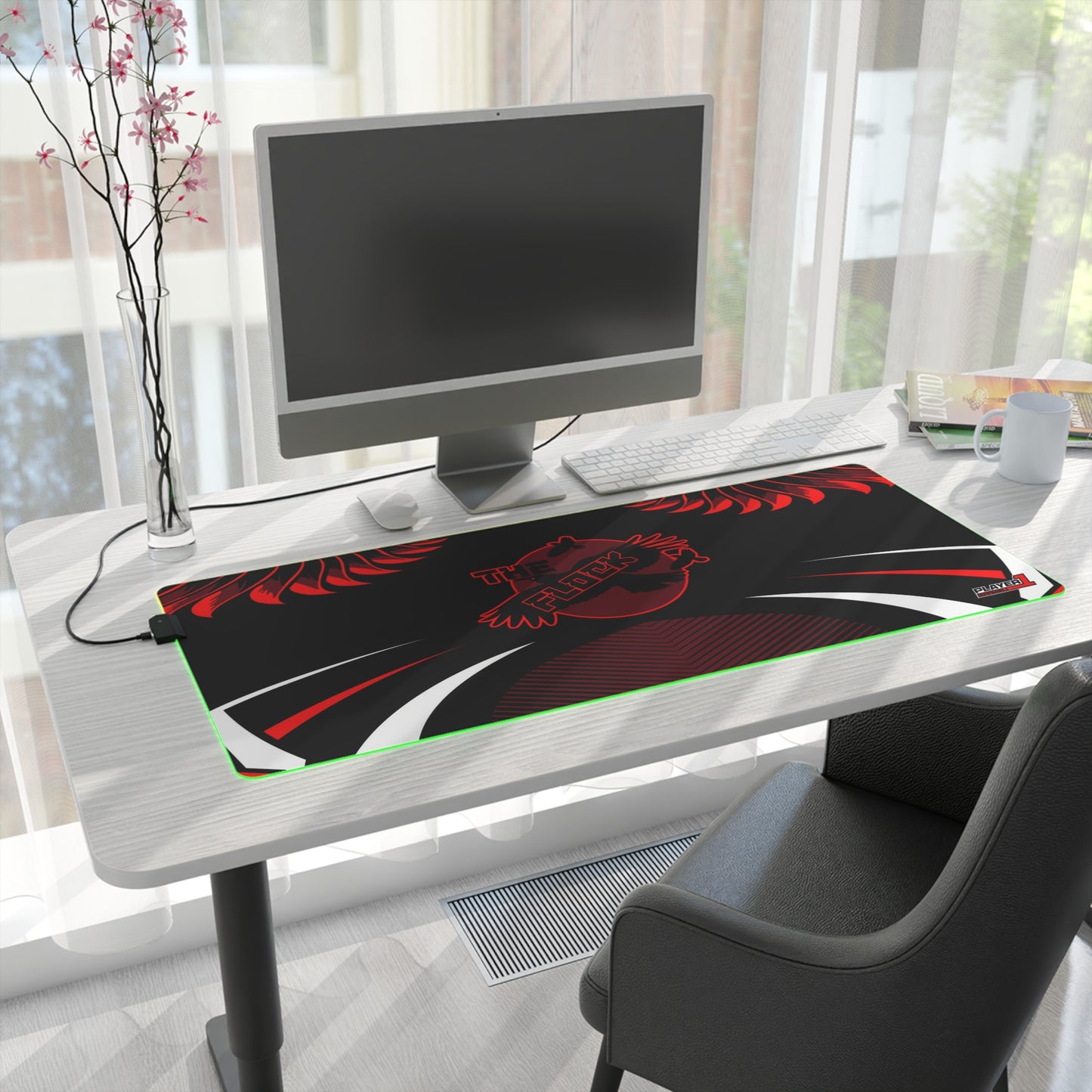 THE FLOCK LED Gaming Mouse Pad