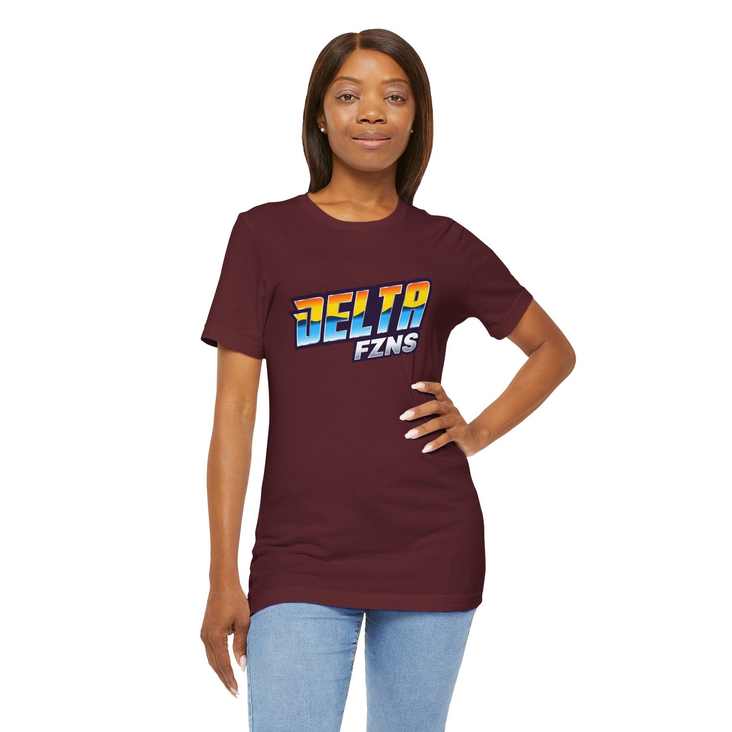 Delta FZNS Text Unisex T-shirt