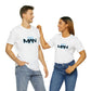 IceMan Classic With Blue On Black & White Unisex T-shirt