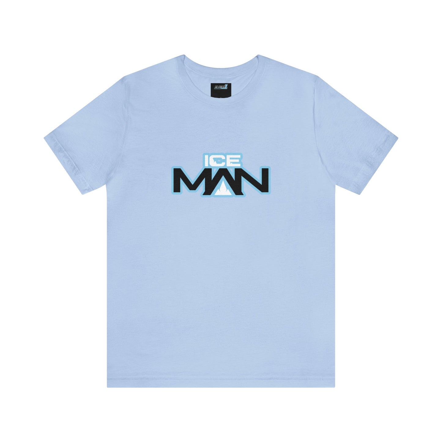 IceMan Classic With Blue On Black & White Unisex T-shirt