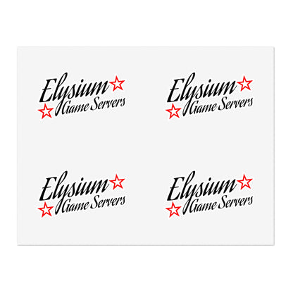 Elysium Game Servers Sticker Sheets