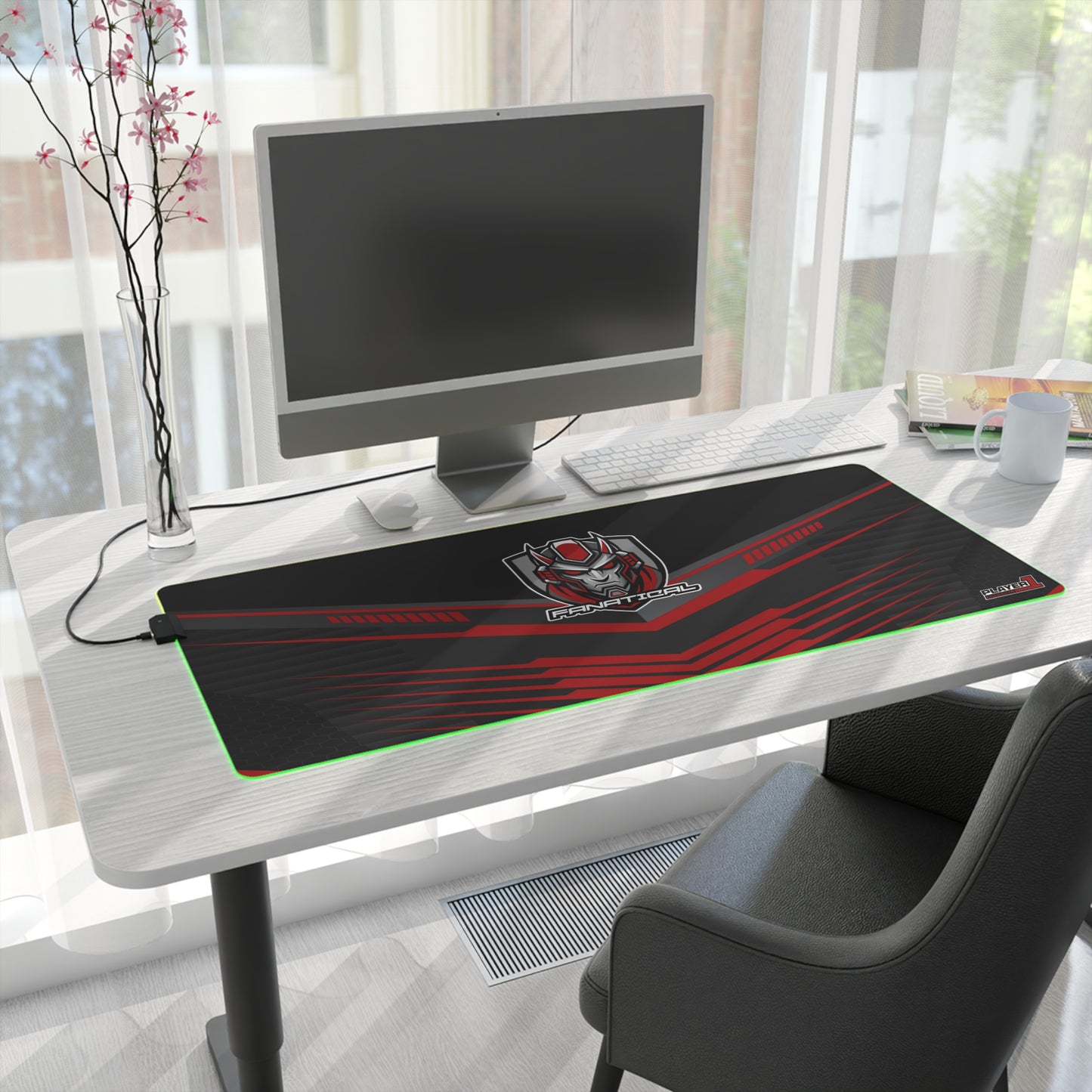 Fanatical Esports LED Gaming Mouse Pad