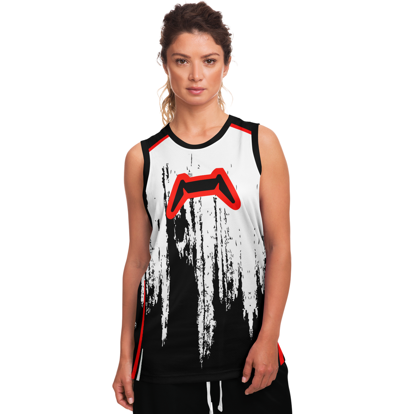 Kontroller Labs White Basketball Jersey