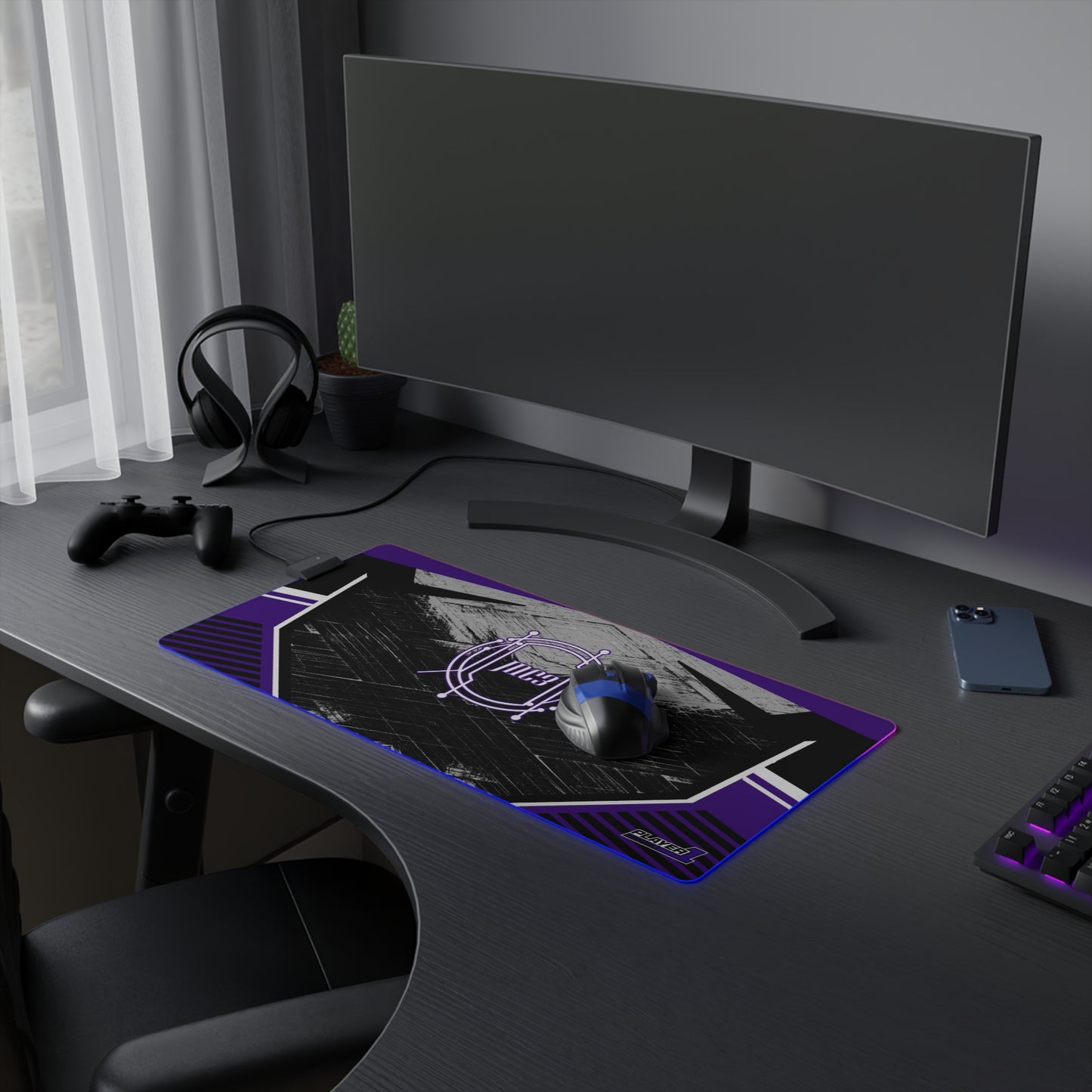 MC3Global 2024 LED Gaming Mouse Pad