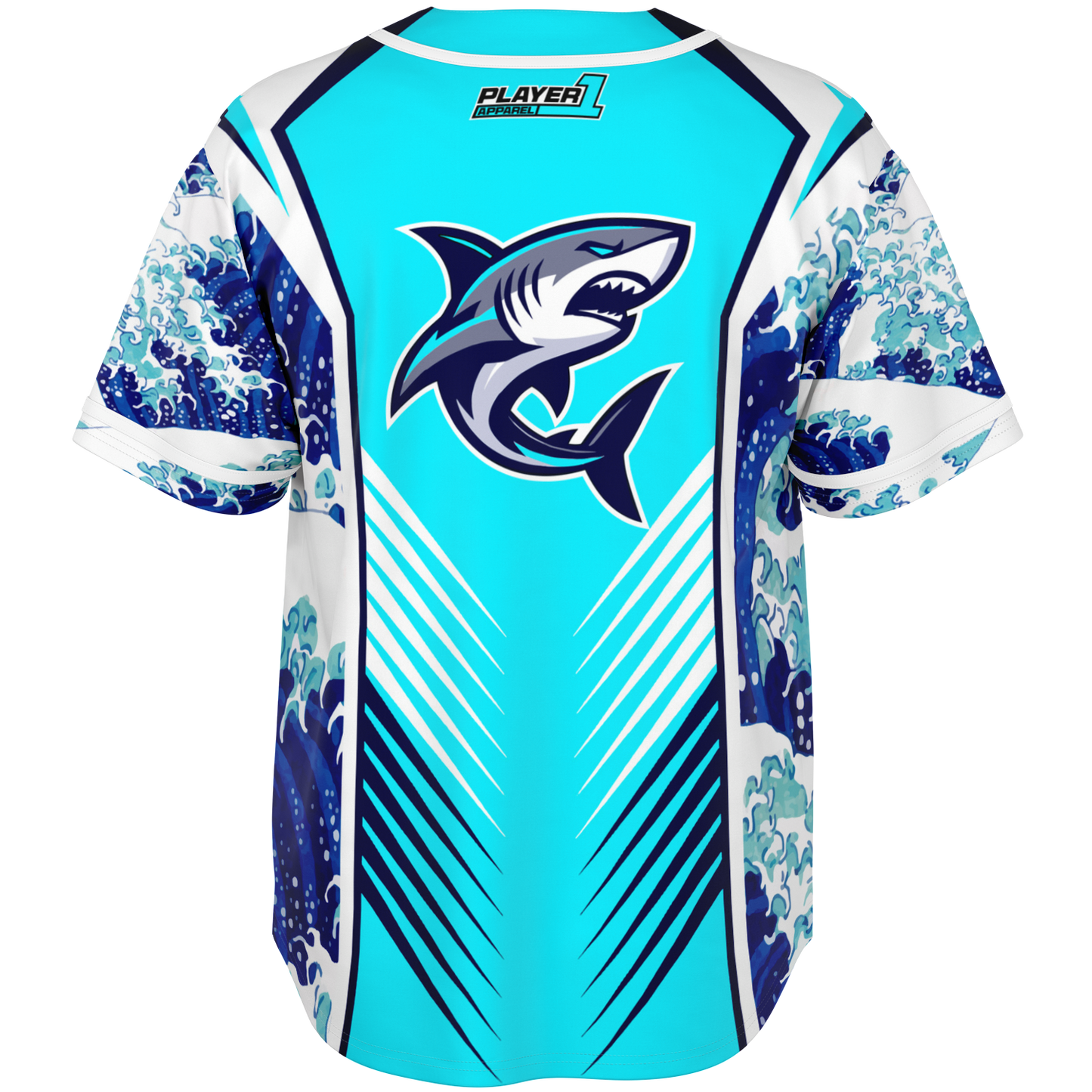 Casual Shark Baseball Jersey