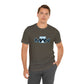 IceMan Classic With Blue On Black & White Unisex T-shirt