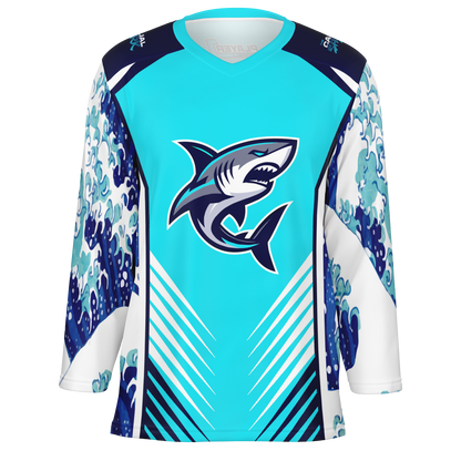Casual Shark Hockey Jersey
