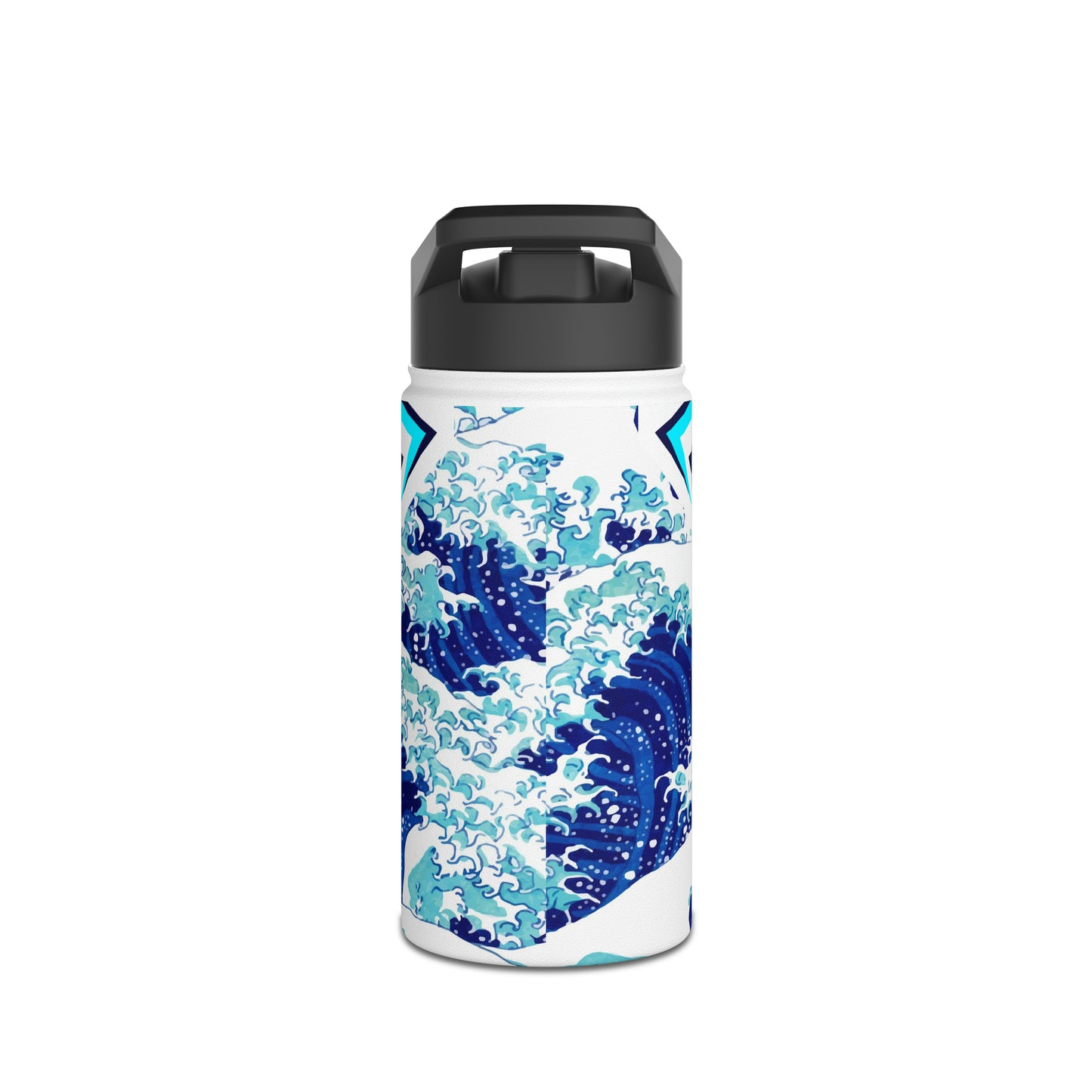 Casual Shark Stainless Steel Water Bottle, Standard Lid