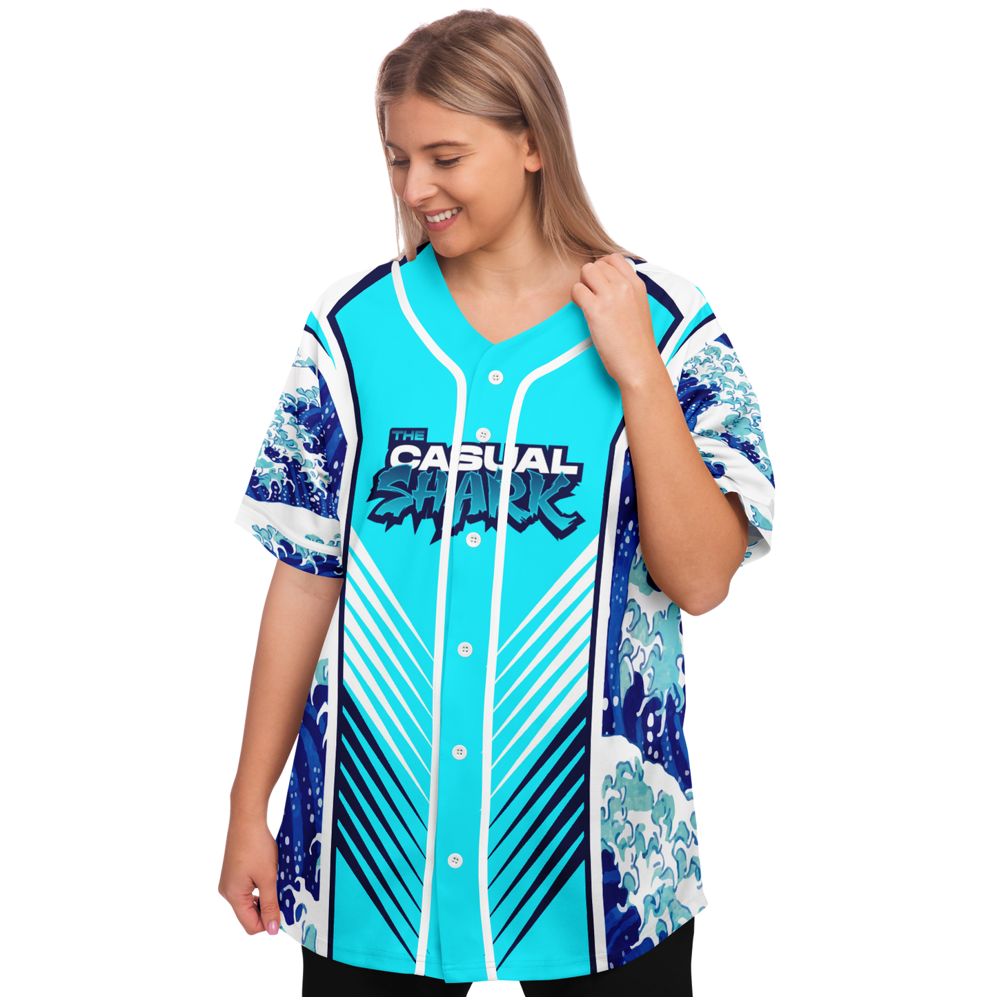 Casual Shark Baseball Jersey