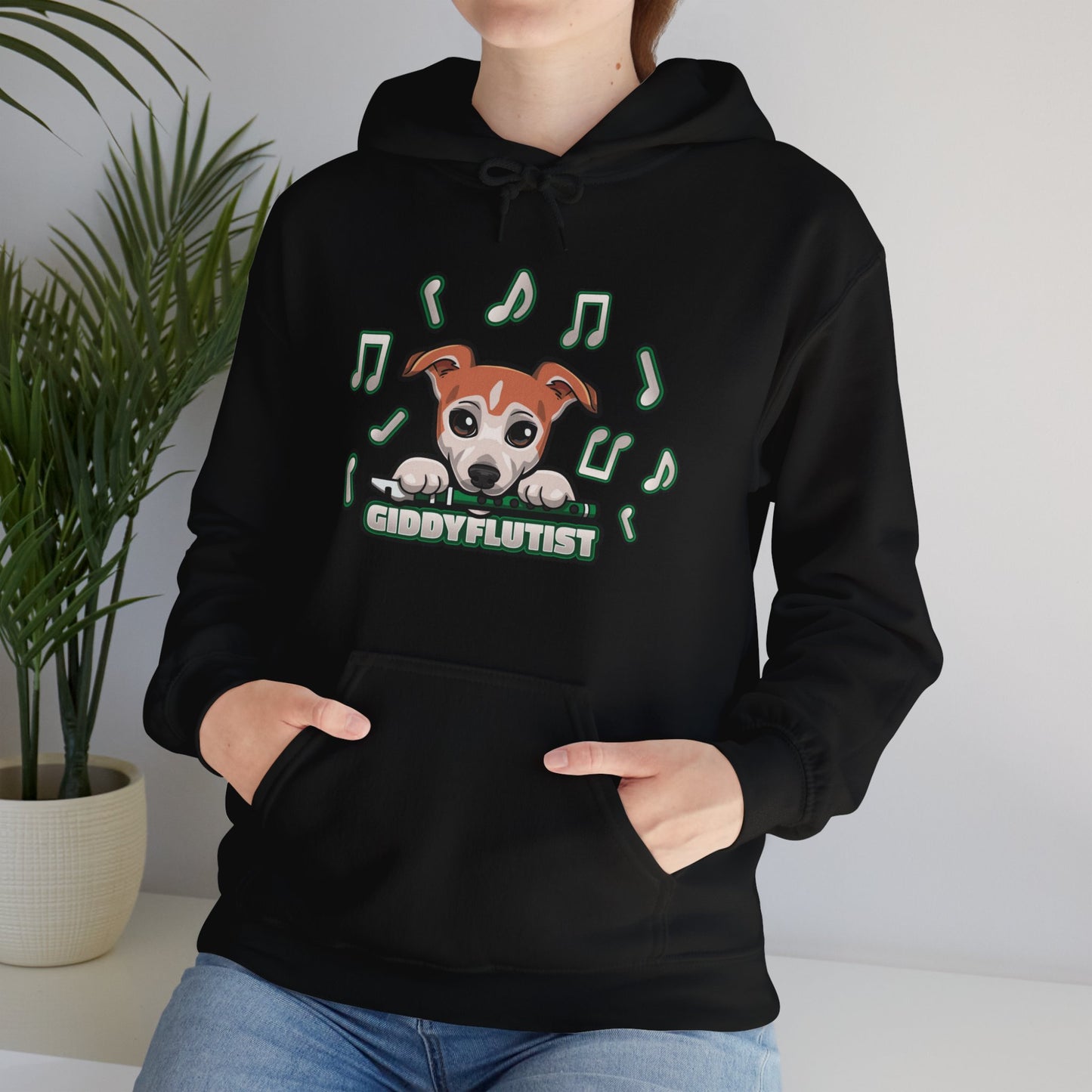 GiddyFlutist Notes Unisex Hoodie