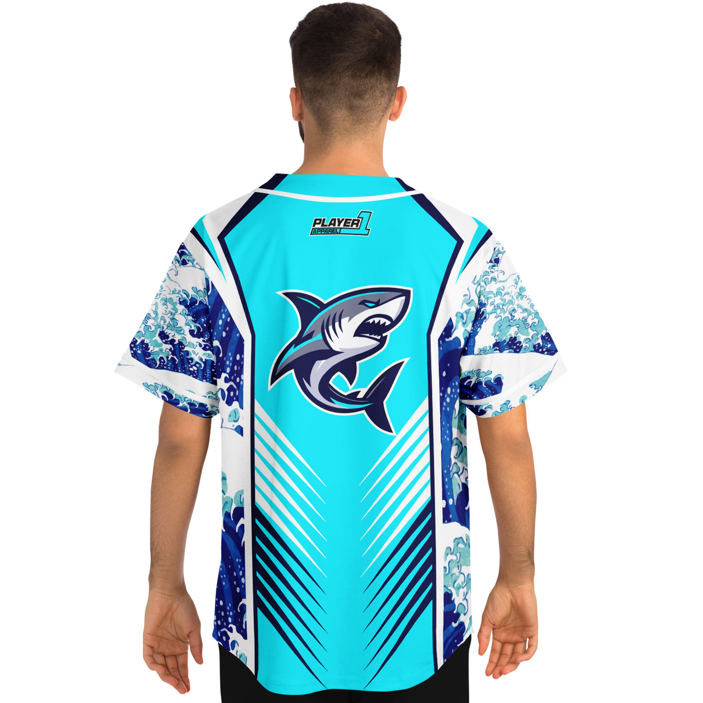 Casual Shark Baseball Jersey